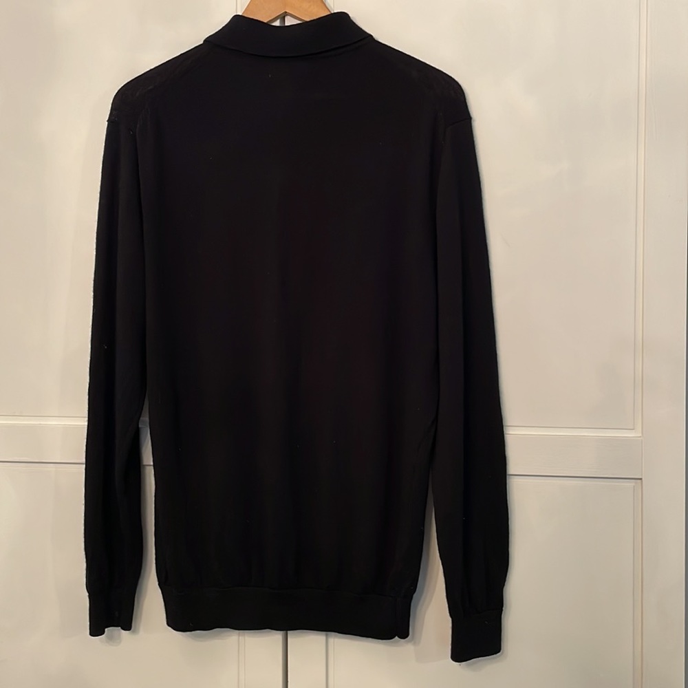 Collared Black Sweater - image 5